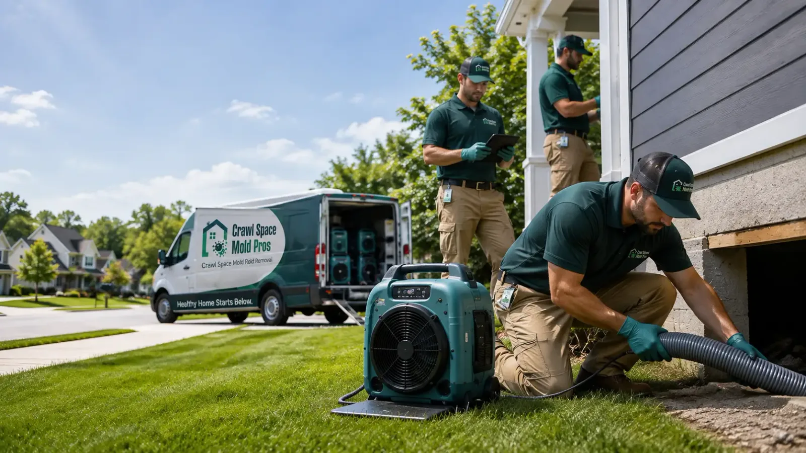 Crawl Space Mold Removal in Lawrence, PA